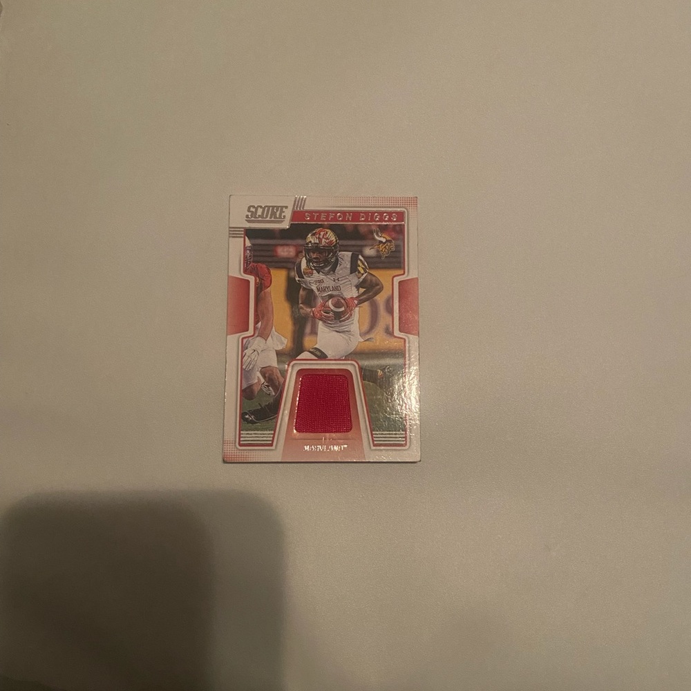 Stefon dogs 2019 panini score college jersey card #CJ-15 SP